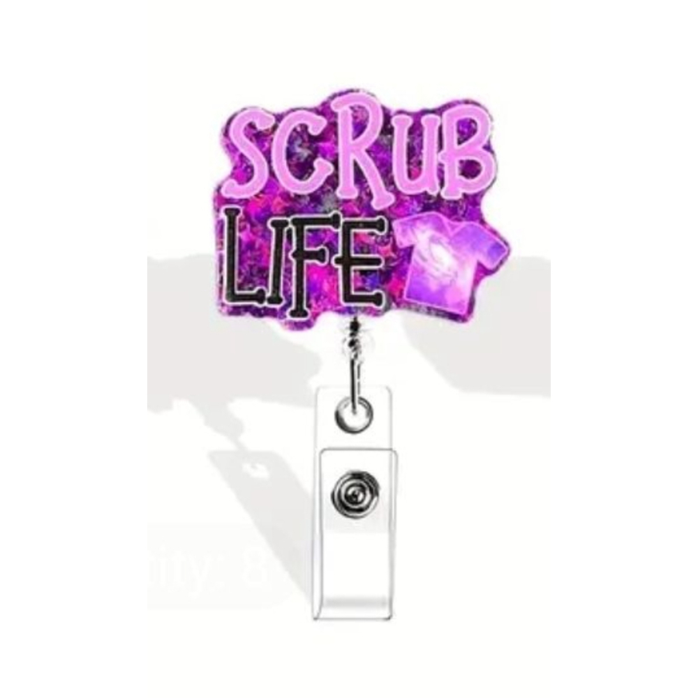 Women's Purple Badge Reel